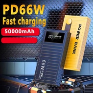 LX mall PD66W Fast charging powerbank 100000mah original type-c  3c power bank 50000mah for iphone 1