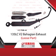 Yamaha Original 135LC V2 V3 Exhaust Cover Damper Collar Screw Washer Wave Gantung Ekzos Ikat Chassis