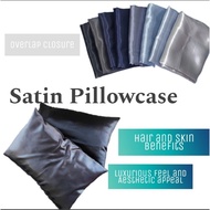 Satin Silk Pillowcase Pillow Case with overlap closure 18x28, 16x26, 20x30