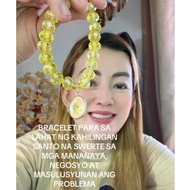 Feng Shui Saint Jude Citrine/Libyab Bracelet