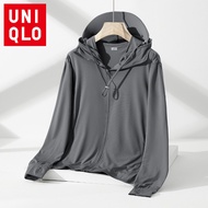 Uniqlo Hooded Jacket, Outdoor Cycling Jacket, Men's Sports Hiking Hiking Jacket, Ultraviolet Protect