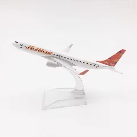 1/400 Scale Jeju Air B-737 Model Simulation Passenger Aircraft Alloy Collectible Commemorative B737 