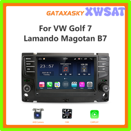 XWSAT Gataxasky 7 "สําหรับ VW/Volkswagen Golf 7 Lamando Magotan B7 2012-2015 Carplay Car วิทยุในรถยนต์มัลติมีเดีย GPS Player Stereo Android VKUYG