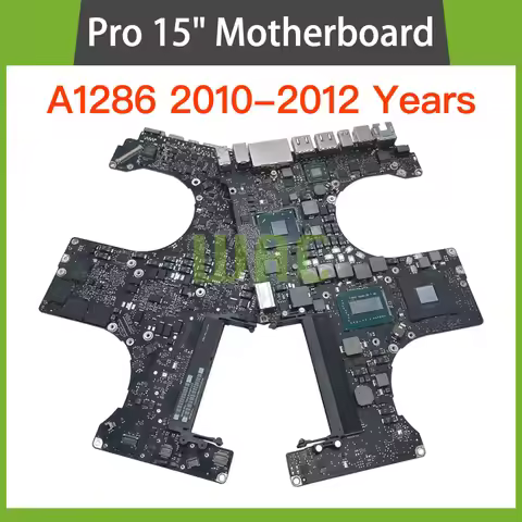 Original A1286 Motherboard For MacBook Pro 15" Logic Board 820-2850-A/B 820-2915-A/B 820-3330-B 2008