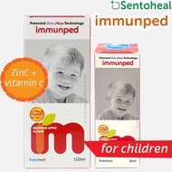 Immunped Vitamin C and ZinC for children 60ml/ 100ml