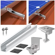 【Popular choice】 Solar Panel Mount Bracket Rails Clamp Fastening Module Mount Mounting Pv Photovolta