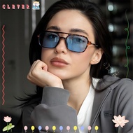 CLEVER Square Sunglasses, Vintage UV400 Protection 70s Sun Glasses, Fashion Retro Style Summer Shade