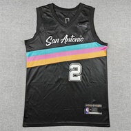 Men's Dylan Harper Jersey #2 Spurs Black Swingman Basketball Jersey Outdoor Sports Jerseys