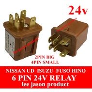 NIISAN UD TRUCK 24V 6PIN 6B2M RELAY