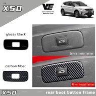 Vemart proton x50 car rear boot switch frame garnish interior accessories