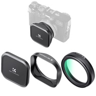 K&F CONCEPT Fuji X100 Lens MCUV Filter Kit with Lens Hood and Lens Caps Multi Coated HD Optical Glas