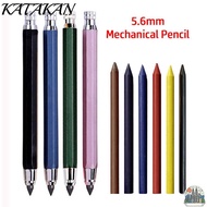 KATAKAN Automatic Pencil, 5.6mm Drawing Writing Tool Mechanical Pencil, Creative Metal 2B/4B/6B/8B P