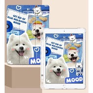 iPad pro 12.9/iPad pro 11/iPad mini/iPad air/iPad 10.2/iPad 2017/2018/iPad pro 10.5/iPad 10.2 Samoyed design iPad casing