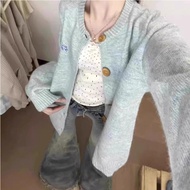 Knitted Cardigan - Korean Style Women's Fall Sweater