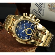 [Ready Stock] Business Fashion Large Dial INVICTA Multifunctional Steel Band Men's Watch