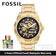 [Official Warranty] Fossil ME3257 Men's Bronson Automatic Gold-Tone Stainless Steel Watch
