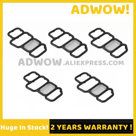 15826RNAA01 5PCS VTEC Solenoid Spool Valve Filter Gasket Seal for Honda Accord Civic 2006-2014 15826