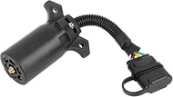 X AUTOHAUX 7 Way RV to 4 Way Flat Trailer Connector Single-Function Wiring Adapters