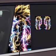 Cartoon Train Center Rod Sticker, 2 Pieces Pack, B Rod Protection Sticker, Train B Rod Sticker, Cust