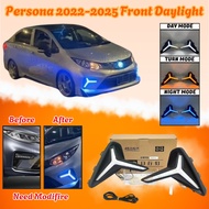 Proton Persona 2022-2025 Custom LED Daylight Front Bumper LED Spotlight DRL Fog Lamp Cover