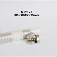 KNB Bearing S 696 ZZ contents 1 pcs Stainless