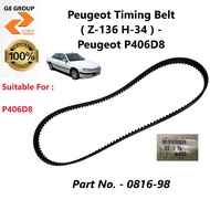 Peugeot Timing Belt ( Z-136 H-34 ) - Peugeot P406D8 ( 0816-98 )
