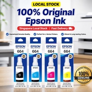 Genuine EPSON 664 Ink Bottle Black 70ml For L360 L121 L210 A4 Ink L1300 L130 ink Tank Printer T664 I