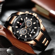 Reward multi-function watch luminous sports waterproof quartz watch men's watch