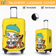 Luggage Protector Cover Molly Personalized Suitcase cover Stretchable Luggage Accessories Anti Scrat