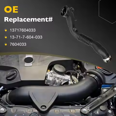 13717604033 Air Intake Hose with Sensor for BMW 335i 435i M2 M235i X3 X4 Intake Hose Intercooler to 