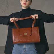 韓國BESSIE BAG | 棕色 | 大容量 手袋 單肩包
