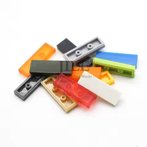 100pcs Moc Creative Tiles 1x3 Tablet 63864 DIY Classic Enlighten Building Brick Blocks Sets Compatib