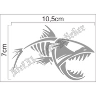 Fish thorn print cutting sticker, fish thorn sticker