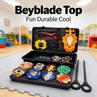 12Pcs Beyblade Burst Metal Bayblade Launcher Combination Arena Fusion Kids Boy Toys Spinning top