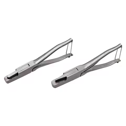 Livestock Ear Tag Plier Stainless Steel Ear Notcher Ear Tags Applicator Pliers Marking Pliers for Sh