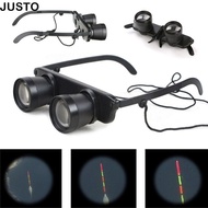 JUSTO Eyeglasses Binoculars, 3X Magnification 28mm Lens Opera Glasses Binoculars, Durable 3-in-1 Dra