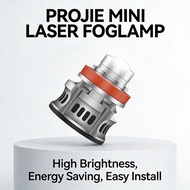 WHITE MINI LASER CAR PROJECTOR H11 H9 H16 H8 HB4 PAIR YELLOW FOGLAMP CONTENTS 2 PCS PROJECTOR