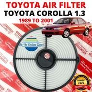 TOYOTA AIR FILTER FOR TOYOTA COROLLA 1.3 1989 TO 2001 EE90, EE100, EE110 / 17801-10030