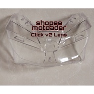 Honda Click 125i/150i V2 Headlight Lens(rinj brand) lens click v2 motorcycle spare parts
