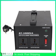 Bjiax Voltage Converter Easy Carrying Step Up Buck Transformer 80% 90% Conductivity for Households Various Electrical Equipments