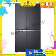 LG Nett 655L Side By Side Inverter Refrigerator GC-B257SQVL (Matte Black)
