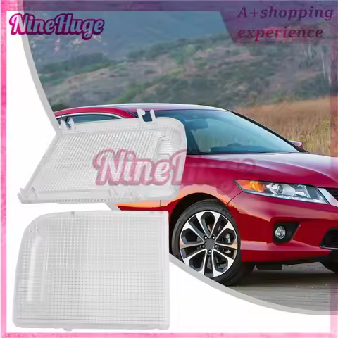 1 Pair Car PC Front Interior Roof Map Light Room Lamp Clear Lens Fit for Honda Fit Accord Civic CRV 
