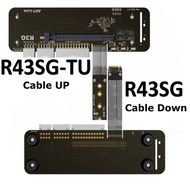 A M.2 Nvme Edge To Pcie X16 Connector Adt-Link Pcie X16 To M.2 Nvme