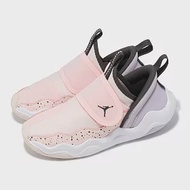 Nike 休閒鞋 Jordan 23/7 PS 中童 粉 黑 小朋友 魔鬼氈 套入式 緩震 運動鞋 DQ9293-601