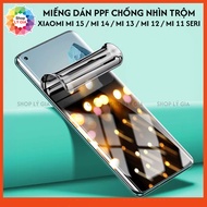 Anti-peeping sticker for Xiaomi Mi 15 / Mi 15 Pro / Mi 15 Ultra / Mi 14 Pro / Mi 13 / Mi 12 / Mi 11