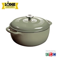 Lodge 6 Quart Desert Sage Enameled Cast Iron Dutch Oven