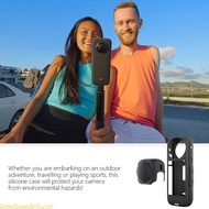 Love Soft Cover Lens Protective Case Silicone Sleeve for Insta 360X4 Camera Enhanced Grip