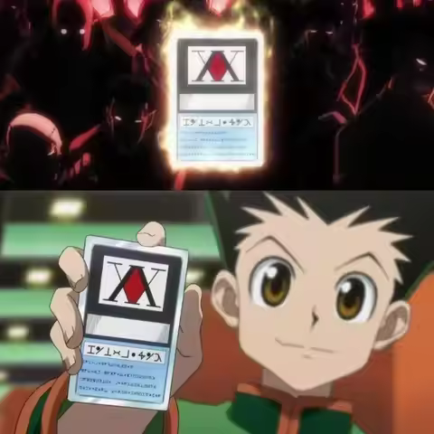 Anime Hunter X Hunter License Card Holder Cosplay Hisoka Kurapika Killua Zoldyck PVC Cards Badge Cov