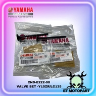 YAMAHA INTAKE VALVE 2PV-E2111-00 / EXHAUST VALVE 2PV-E2121-00 - ORIGINAL ENGINE VALVE SET  (Y15ZR / 