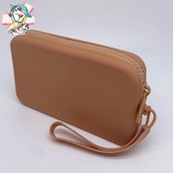 Waterproof Silicone Pouch Travel Cosmetic Bag Zipper Organizer New Portable Square Zip Document Coin